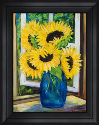 Framed Sunflowers Print
