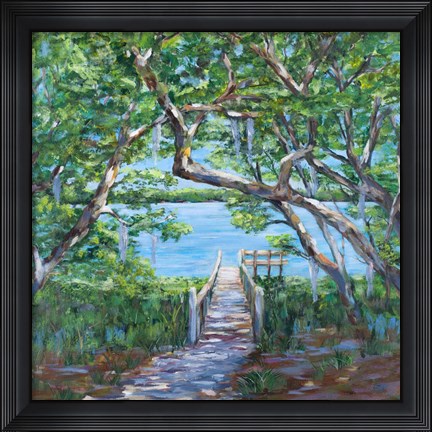 Framed Lake View Print