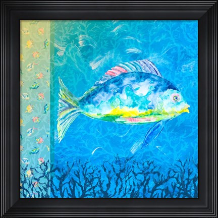 Framed Under the Sea III Print