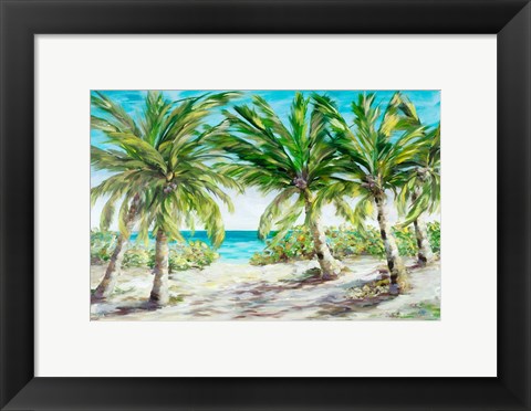 Framed Palm Escape Print
