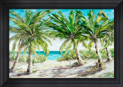 Framed Palm Escape Print