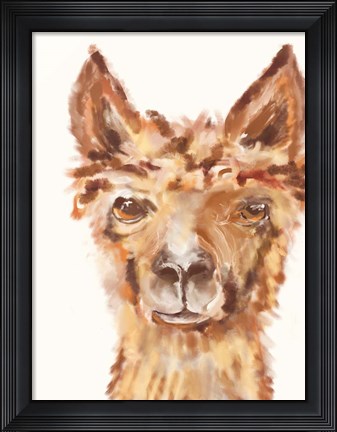Framed Goofy Llama II Print