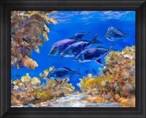 Framed Under the Sea Print