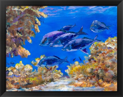 Framed Under the Sea Print