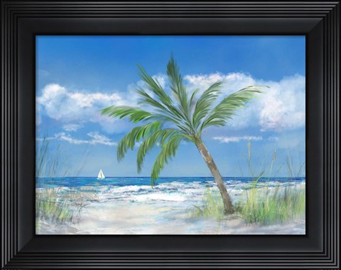 Framed Palm Tree Paradise Print