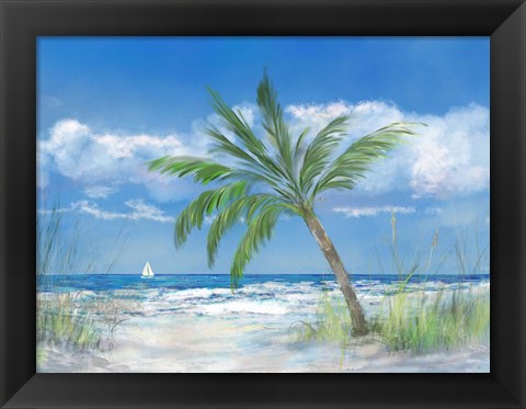 Framed Palm Tree Paradise Print