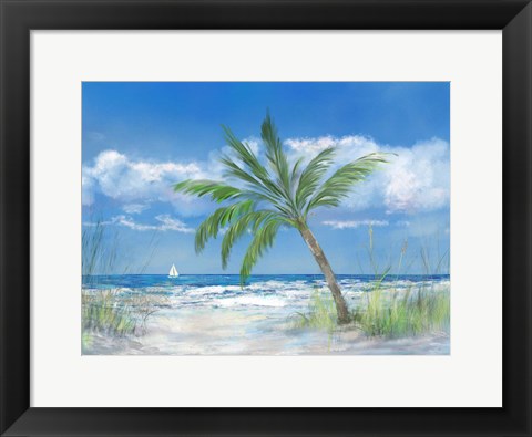 Framed Palm Tree Paradise Print