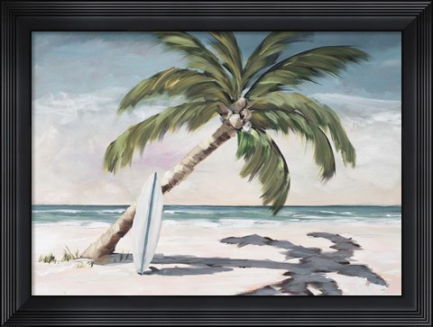 Framed Surfing Paradise Print