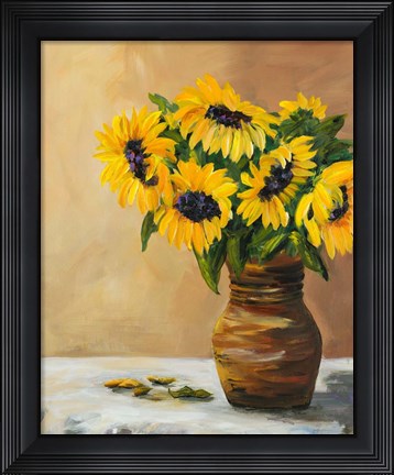 Framed Sunflowers Print