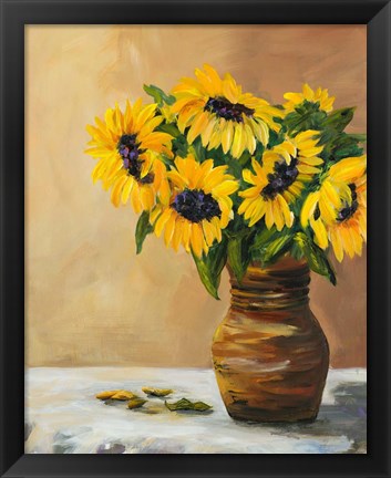 Framed Sunflowers Print