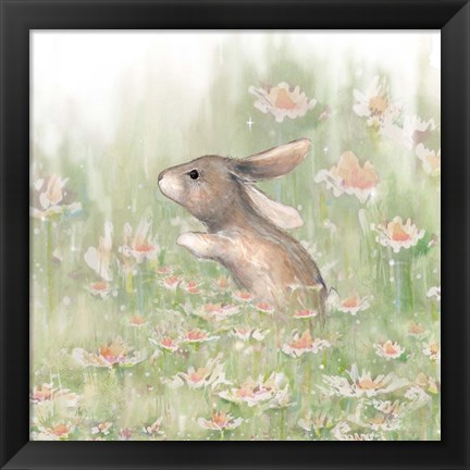 Framed Meadow Visitor II Print