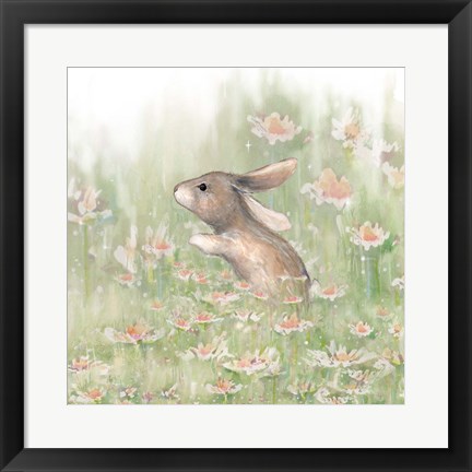 Framed Meadow Visitor II Print