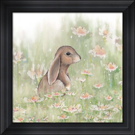 Framed Meadow Visitor III Print