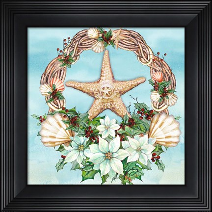 Framed Holiday By the Sea II Print