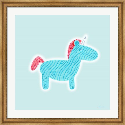 Framed Unicorn Love Print