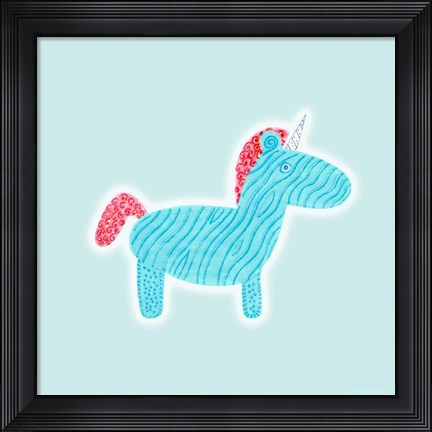 Framed Unicorn Love Print