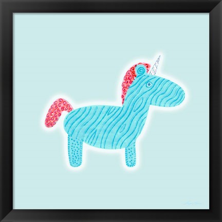 Framed Unicorn Love Print