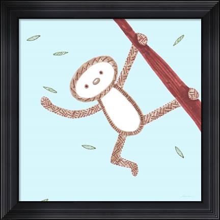 Framed Monkey Love Print