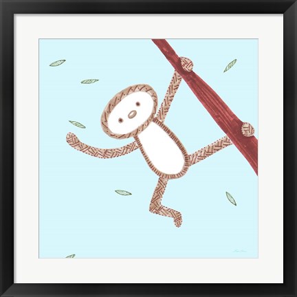 Framed Monkey Love Print