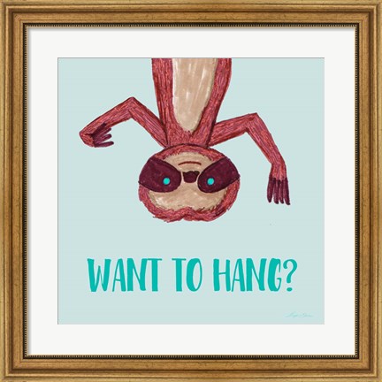 Framed Want To Hang? Print