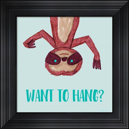 Framed Want To Hang? Print