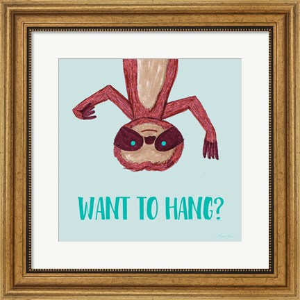 Framed Want To Hang? Print