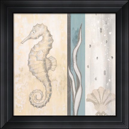 Framed Calming Sea II Print