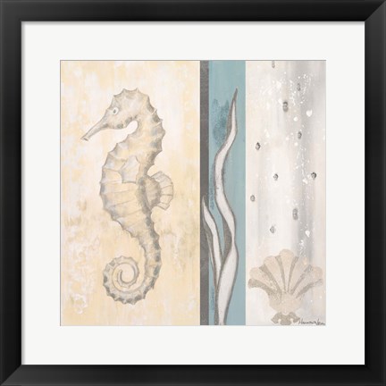 Framed Calming Sea II Print