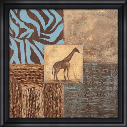 Framed Textures of Africa II Print
