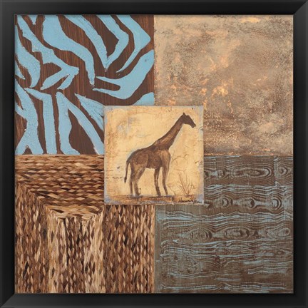 Framed Textures of Africa II Print