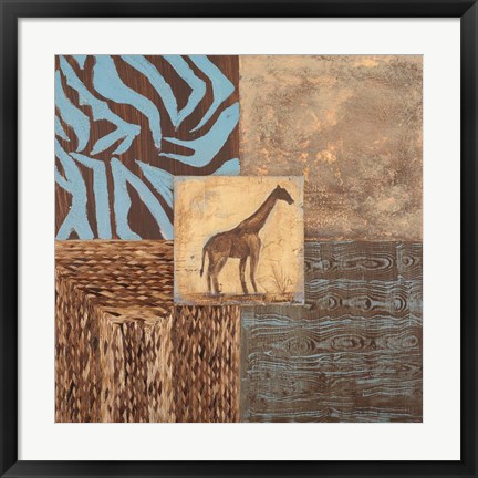 Framed Textures of Africa II Print