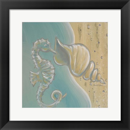 Framed Pearl Beach I Print