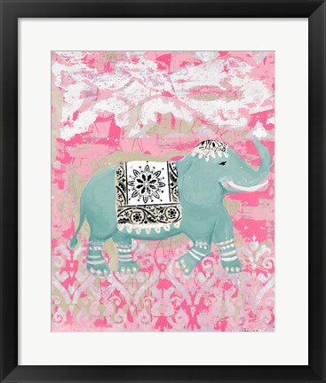 Framed Pink Bazaar II Print