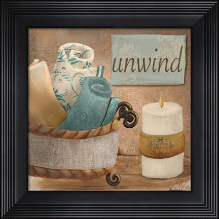 Framed Unwind Print