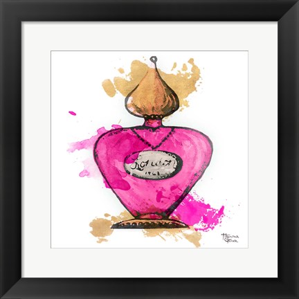 Framed Paris Perfume Square I Print