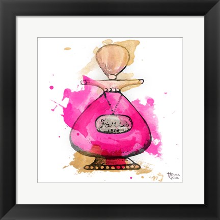 Framed Paris Perfume Square II Print