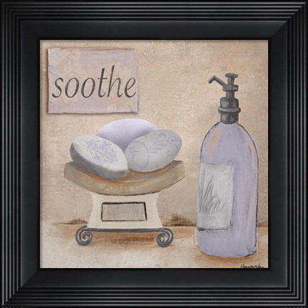 Framed Lavender Bath II Print