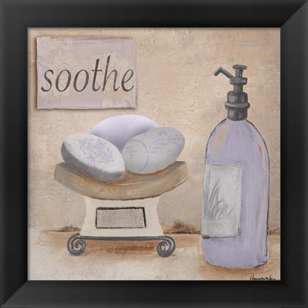 Framed Lavender Bath II Print