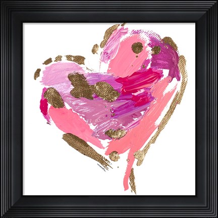 Framed Heart Full of Love I Print