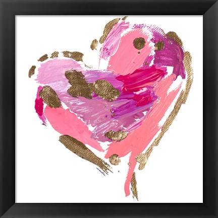 Framed Heart Full of Love I Print