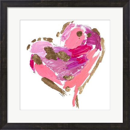 Framed Heart Full of Love I Print