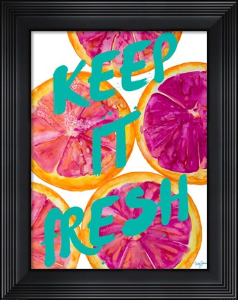 Framed Fresh &amp; Sweet I Print