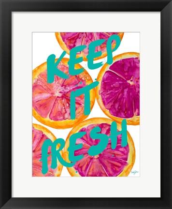 Framed Fresh &amp; Sweet I Print