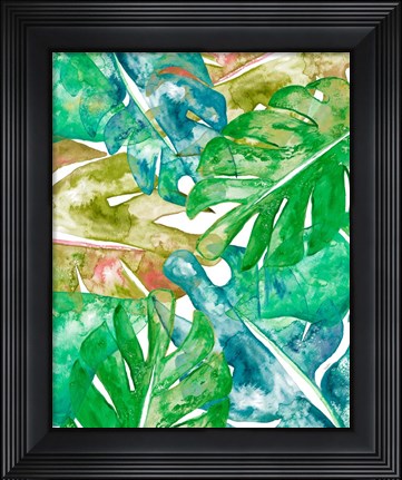 Framed Bed of Leaves I Print