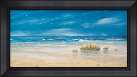 Framed By the Shore Print