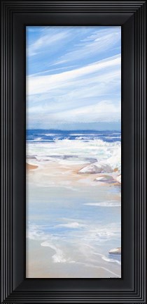 Framed Beach Panel I Print