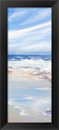 Framed Beach Panel I Print