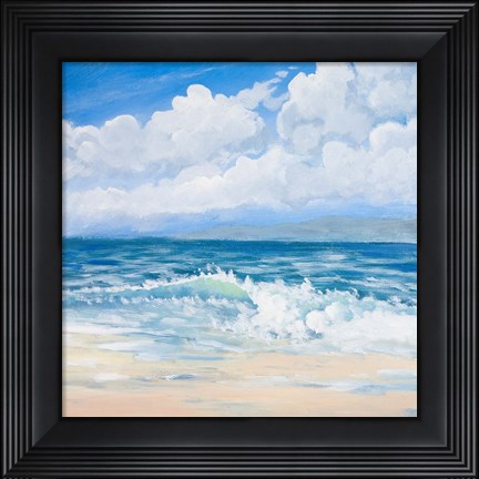 Framed Waves II Print