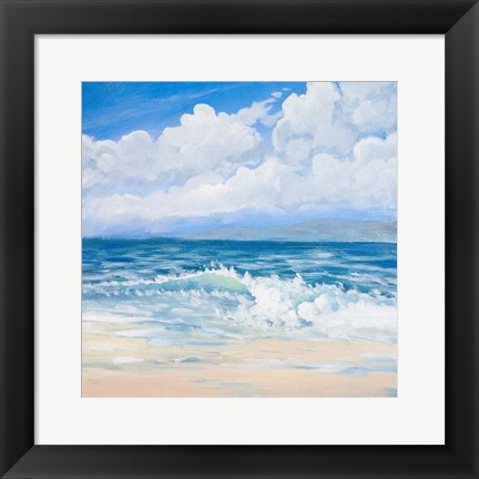 Framed Waves II Print