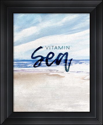 Framed Vitamin Sea Print